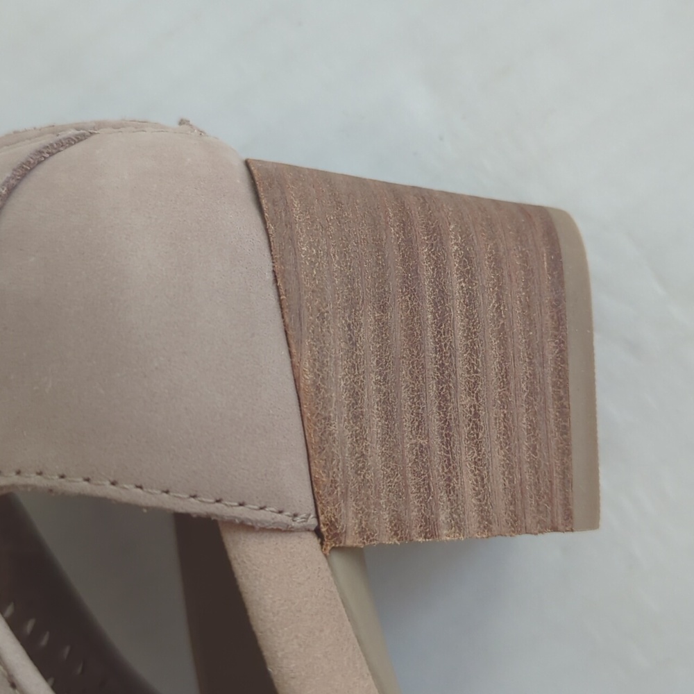 Earth Ivy Sahara Open Toe Leather Shooties 9W Tan - Picture 7 of 16